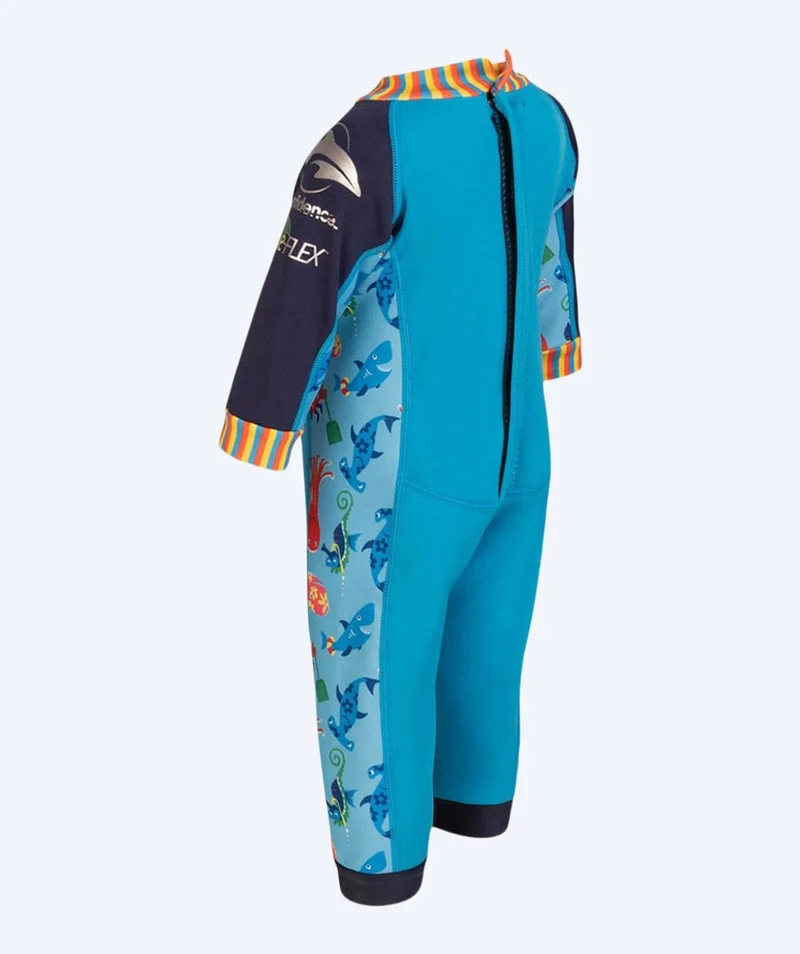 Konfidence Neoprenanzug für Babys - SplashyTM - Hellblau/Dunkelblau