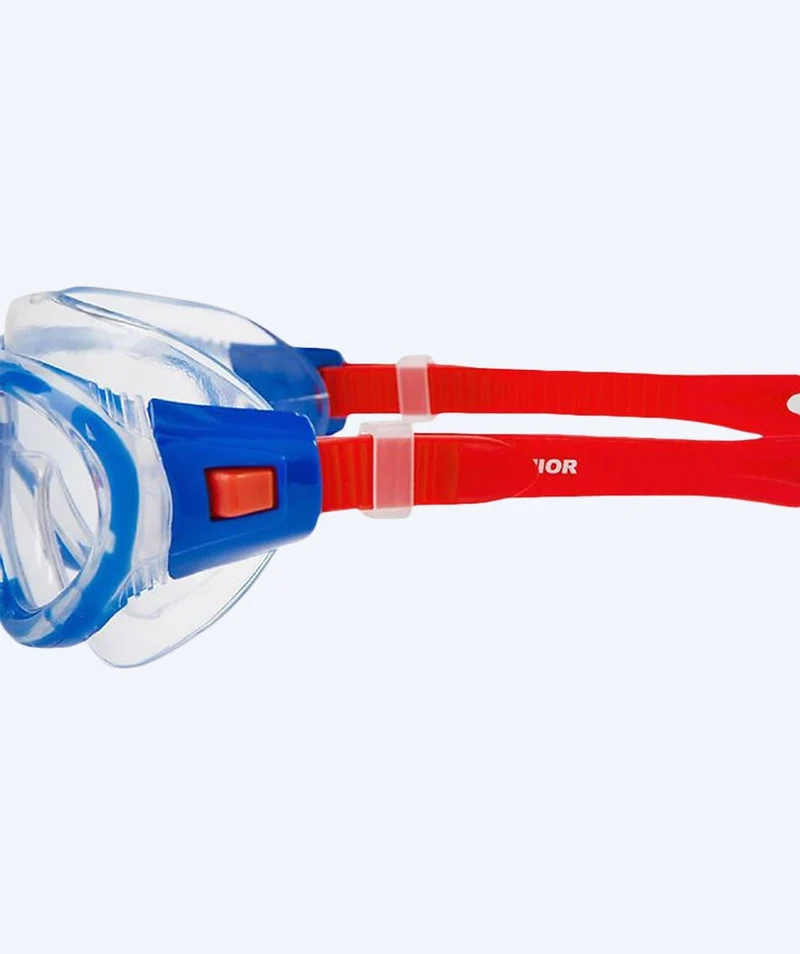 Speedo Schwimmmaske für Kinder (6-14) - Rift - Hellblau/Rot