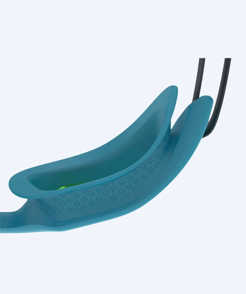 Speedo Wettkampf Schwimmbrille für Kinder (6-14) - Hydropulse Mirror - Blau/Gelb
