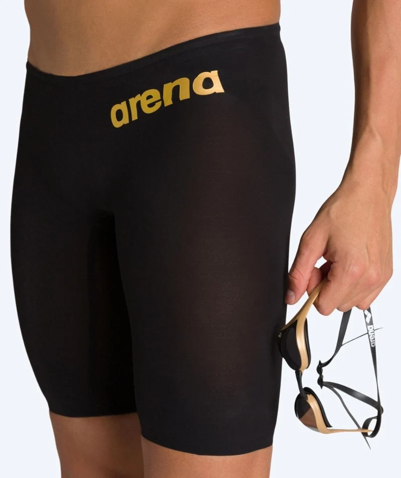 Arena Wettkampf Badehose für Herren - Carbon Air 2 - Schwarz/Gold